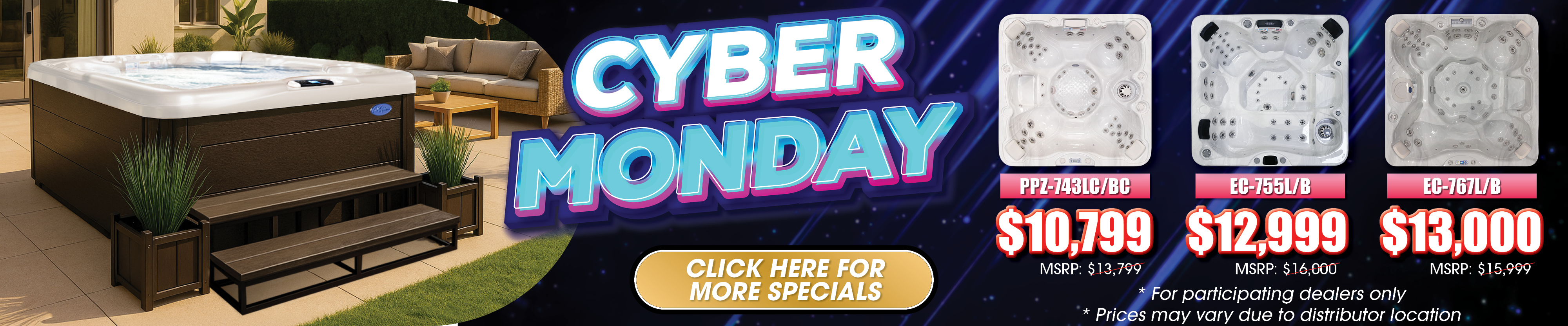 Calspas hot tub being used in a family setting - Lakeport